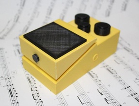 3d guitar pedal storage box print model in 3dexport pedals guitarist electricguitar 3d print model - Mito3D