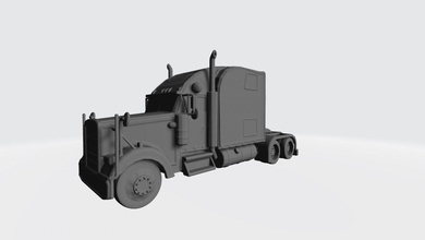 3d hauler american truck model ready printing stl file print in vehicle 3dexport printable printer files custom 3d print model - Mito3D