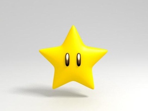 3d mario stella modello in cartone animato 3dexport gioco carattere nintendo cielo mostro articolo 3d print model - Mito3D