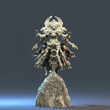 3d miniature sculpture - printable 3d print model - Mito3D