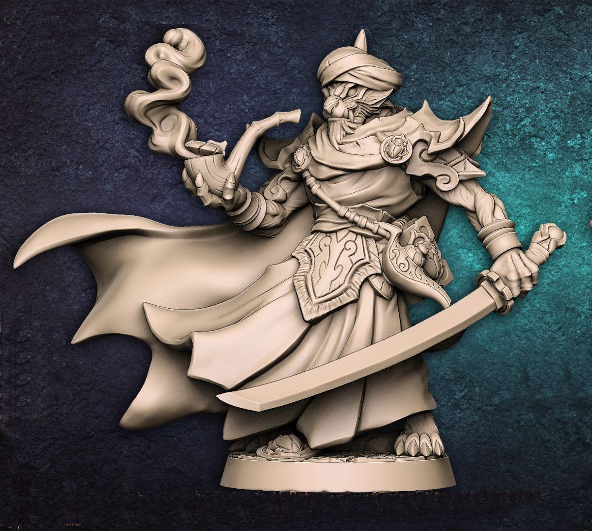 3d miniature sculpture - printable 3D print model - Mito3D