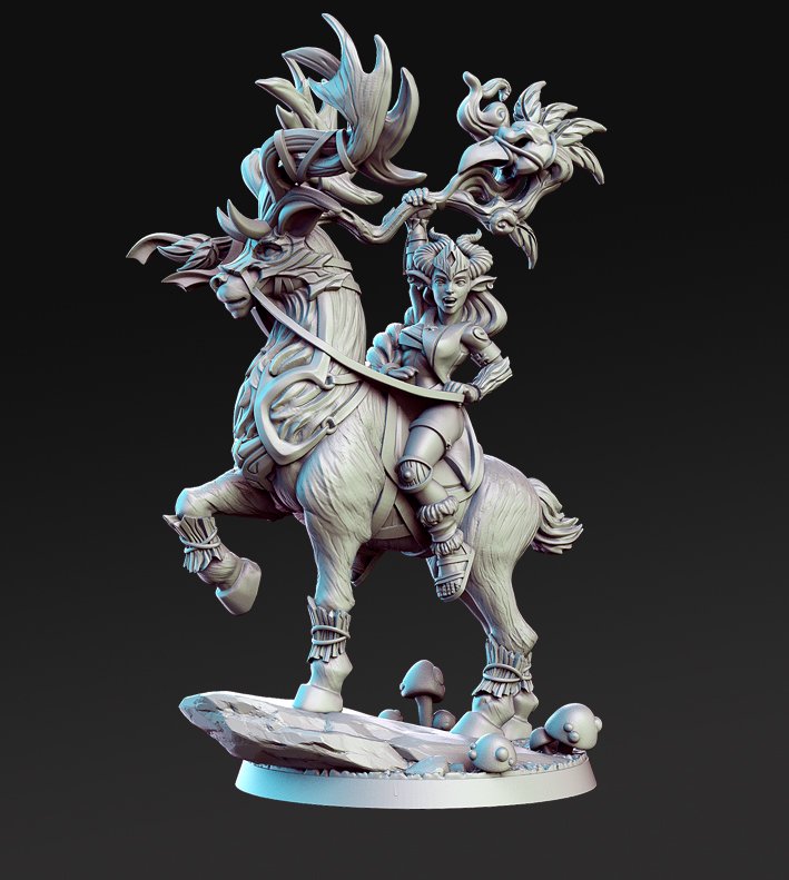 3d miniature sculpture - printable 3D print model - Mito3D