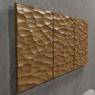3d model decorative wall panel cnc milling machine decor machines bas-relief parametric stl wavy wood art 3d print model - Mito3D