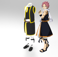 3d natsu dragneel clothes model in clothing 3dexport cloth character human body furniture vehicle sword car poly stylized food animal tree anime shirt 3d print model - Mito3D