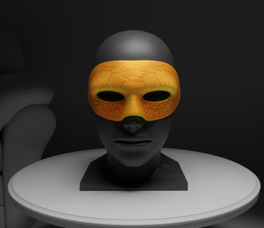 3d ateşlemek maske tasarım stl dosya Yazdır Gözlük parti maskesi anime Kostüm oyunu 3d print model - Mito3D