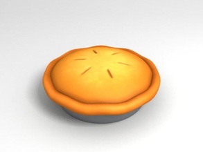 3d tarta modelo in diverso 3dexport dibujos animados toon emoji comida desayuno almuerzo cena carne apuntalar 3d print model - Mito3D