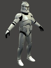 3d printable clone armour print model in 3dexport star wars trooper armor republic cosplay 3d print model - Mito3D