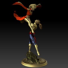 3d printable firebird balance man people art figure sculpture woman athlete dancer ballet figurine dancing 3d print model - Mito3D