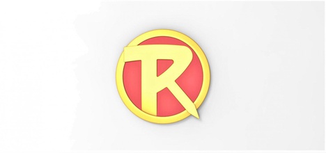 3d-druckbare robin-emblem cosplay robin bat batman symbol emblem logo drucken bedruckbar ist - Spielzeug Replikat 3d print model - Mito3D