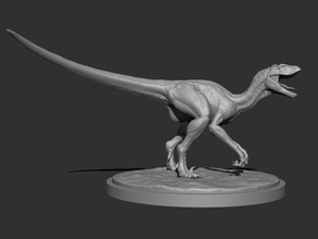 3d raubvogel drucken drucken modell figuren 3dexport tier velociraptor kreatur dinosaurier wild eidechse raubtier reptil prähistorisch figur 3d print model - Mito3D