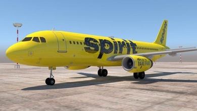 3d spirit airlines a320 model in commercial 3dexport airbus 320 airliner jet aeroplane plane aircraft 3d print model - Mito3D