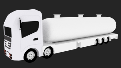 3d caminhão simples caminhões jogo veículos vehicles trucks carro carros Entrega transporte Chevrolet veículo ilustração logística envio pacote frete Projeto parto isolado 3d print model - Mito3D