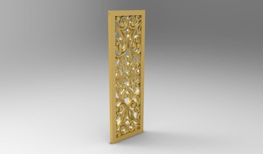wall decor panel 3d model in miscellaneous 3dexport handmade handcarve classic vintage carved 3dwall walldecor wallpanel walldecoration cutting cnc 3d print model - Mito3D
