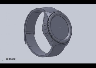 3d orologio modello gratuito stl 3dsmax sldprt v ray make 3d print model - Mito3D