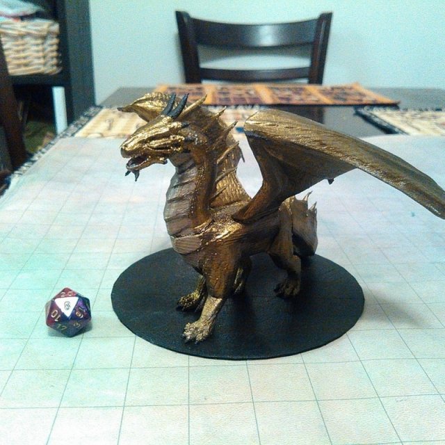 3dprint bronze dragon 3d print model in monsters & creatures 3dexport stl blender 3dmodel fire obj 3D print model - Mito3D