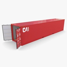 40ft Versand Container cai v2 Ladung Fuß Meer Box industriell Schiff Kiste Innere Dock 3d print model - Mito3D