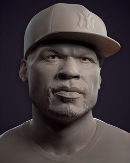 50 cent figurines models curtis james jackson rapper actor music 50cent fifty celebrity star tv american columbia records eminem snoop dog 3d print model - Mito3D