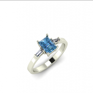 59 anillo anillos solitario libra esterlina imprimible diamante platino brillante Boda compromiso joya joyería plata delicado ligero oro blanco 3d print model - Mito3D