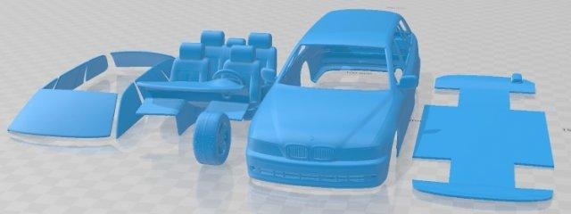 5 serie turismo 1999 imprimible coche vehiculo automotor espacio scalextric Tamiya rc miniz pasatiempo micro 3d print model - Mito3D