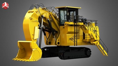 6030 fs - hydraulic mining shovel mining shovel 6030 fs caterpillar industrial c27 acert pl83 pipelayer vehicle 6015b excavator hitachi ex8000 d6k2 xl 3d print model - Mito3D