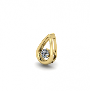 6 colgante pendiente colgantes anillos solitario libra esterlina imprimible diamante anillo platino brillante Boda compromiso joya joyería plata delicado ligero oro blanco 3d print model - Mito3D