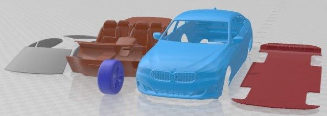 6 serie gt básico 2020 imprimible coche vehiculo automotor espacio scalextric Tamiya rc miniz pasatiempo micro fundido presión 3d print model - Mito3D
