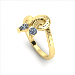 72 femelle bague anneaux solitaire sterling imprimable diamant platine brillant mariage engagement bijou bijoux argent délicat lumière or blanc 3d print model - Mito3D