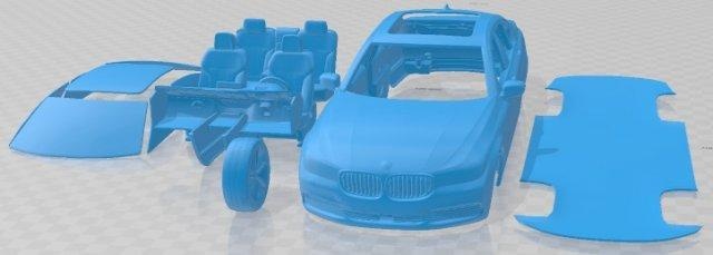 7 serie g12 2015 imprimible coche vehiculo automotor espacio scalextric Tamiya rc miniz pasatiempo micro fundido presión 3d print model - Mito3D