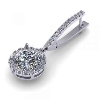 8 küpe yüzükler Solitaire sterlin yazdırılabilir elmas yüzük platin parlak düğün nişan mücevher gümüş takı narin ışık altın beyaz 3d print model - Mito3D