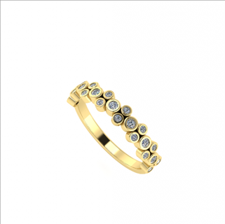 90 anillo anillos solitario libra esterlina imprimible diamante platino brillante Boda compromiso joya joyería plata delicado ligero oro blanco 3d print model - Mito3D