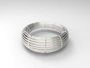 925 libra esterlina plata llanura cable anillo alambre diseñador cableado llano Plainsilverring joyería joya anillos joyeria oro 3dmring casting cuadrilátero joyas Moda 3d print model - Mito3D