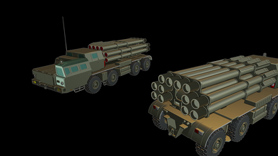 9a52 smerch2 tankları savaş Gök gürültüsü Vay be büyüledi 3d modelleri modelleme baskı oyuncak panzer panzerkampfwagen 3d print model - Mito3D