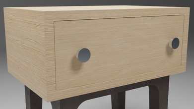 Abtei klein Nachttisch einfach wunderschönen geeignet Innere Design Kinder Zimmer 3d print model - Mito3D