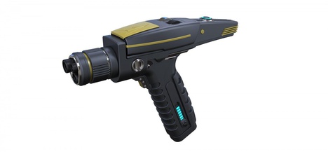 doğru kopya phaser tabanca star trek bulma silah ateşli tabancası fazer blaster scifi film yineleme cosplay baskı yazdırılabilir hobi startrek yıldız oyuncak filosu lazer 3d print model - Mito3D