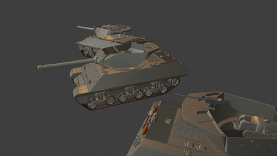 achilles 17 tanks tanks war thunder wow wows 3d models modeling printing print toy panzer panzerkampfwagen 3d print model - Mito3D