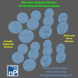 activation - audacity marker set 02 free 3d print model game accessories bmg batman miniatures token 3d print model - Mito3D