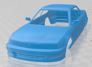 Acura Integra 1990 yazdırılabilir vücut araba yuva ölçülü Tamiya rc miniz hobi mikro 3d print model - Mito3D