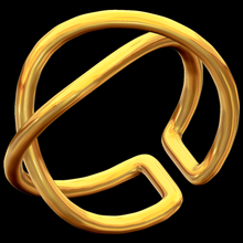 ajustable doble giro anillo 3d impresión modelo in anillos 3dexport matemáticas 3d print model - Mito3D