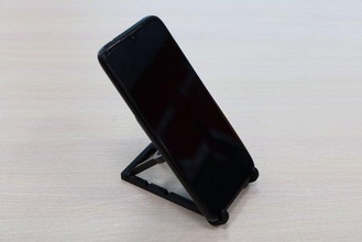 ayarlanabilir ayakta durmak telefon raf birleştirme Kulp destek 3d print model - Mito3D