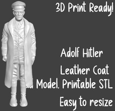 adolf hitler 3d yazdırılabilir stl figür versiyon 5 yazdır model in adam 3dexport 3d print model - Mito3D