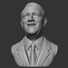 adolf hitler v2 3d print model in sculpture 3dexport president people human head portrait bust figure man face statue actor 3d print model - Mito3D