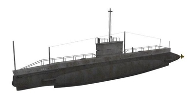 ae2 australia submarine 3d model in 3dexport game mobile phone computer simulation simulate ship film poly gallipolli vehicle military water industry sea boat watercraft 3d print model - Mito3D