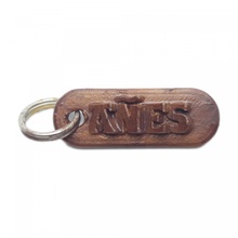 aes 3d keychain key personalized names 3dprint customizable 3d print model - Mito3D