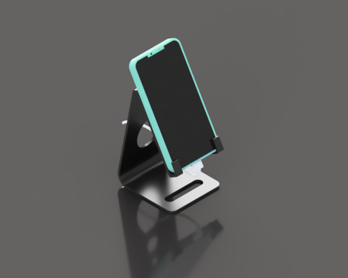 asequible smartphone estante soporte 3d impresión modelo in teléfono casos 3dexport diy project bricolaje 3dprint 3dmodel 3d print model - Mito3D