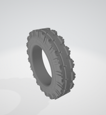 agricultural tire b-103 automotive rc-tire agriculturaltire 3D print model - Mito3D