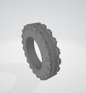 agricultural tire b-103 automotive rc-tire agriculturaltire 3d print model - Mito3D