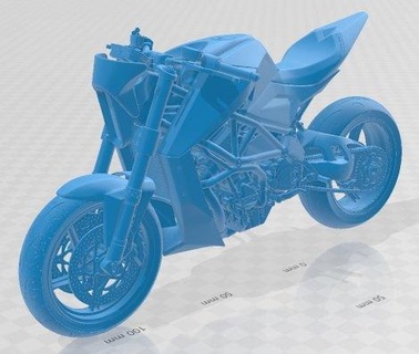 agusta bestiale 2021 printable motorbike automotive hobby micro scale bike motorcycle moto 3d print model - Mito3D