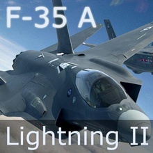 air force f-35 lightning ii ctol test flight scheme w- jhmcs pilot 35 aa-1 aa joint strike warplane fighter jsf jet future warfare usaf raf rn royal navy x35c f35 3d print model - Mito3D