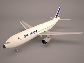 airbus a380 air france 3d model in commercial 3dexport a330 a330-200 330 200 a-330 a330-300 300 plane airplane aircraft airliner airline airways civilian jet 3d print model - Mito3D