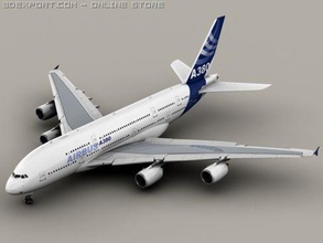 airbus a380 house colors 3d model in commercial 3dexport 380 800 a-380 landing gear flap wing turbine color plane airplane aircraft airliner comericial passenger 3d print model - Mito3D